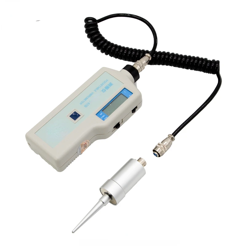 q 65B Портативный виброметр Высокочастотное разделение смещения 1--1999 мкм Скорость