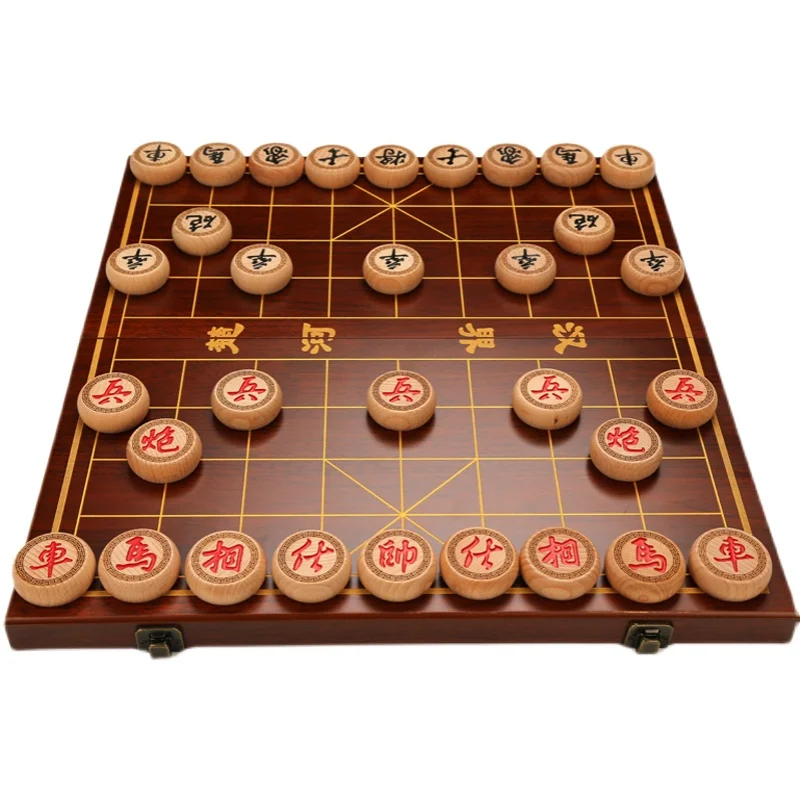 Portable Chinese Chess Professional Thematic checkers board game table folding chess kids entertainment juegos de mesa games