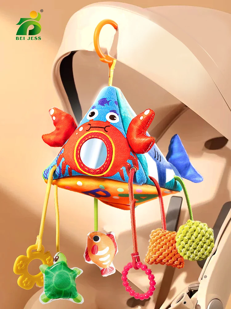 Погремушка-прорезыватель для новорожденных мягкий плюшевый наполнитель детей