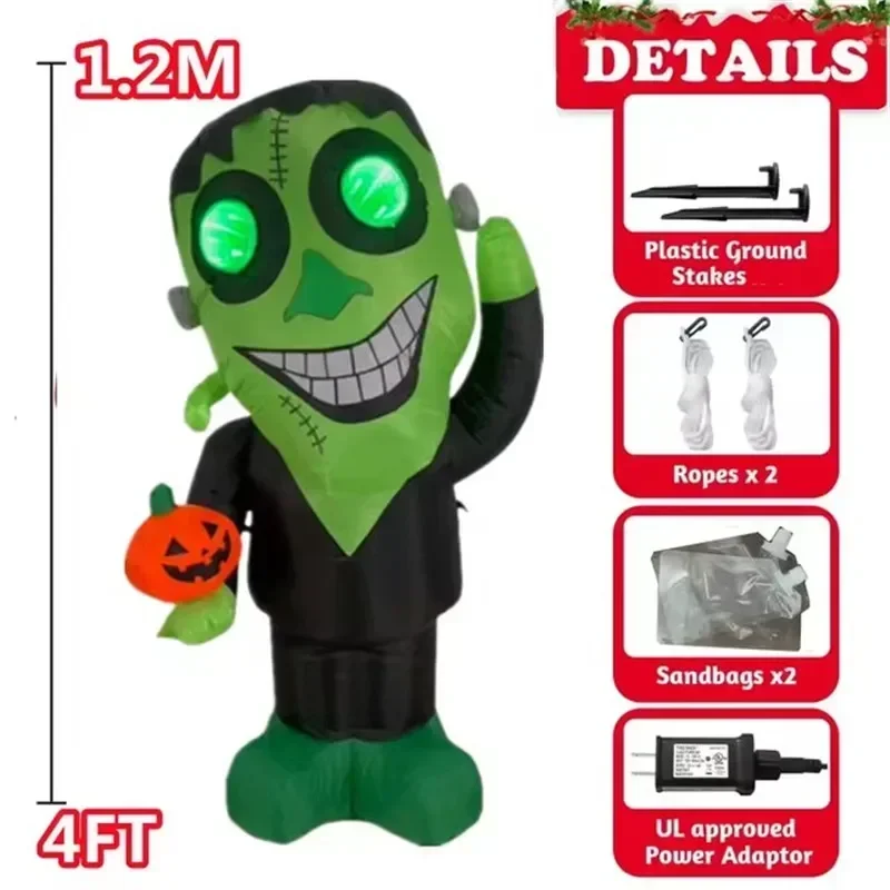 Надувная Модель инопланетянина для Хэллоуина 4 фута/1 2 м