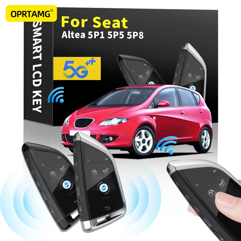 

Пульт дистанционного управления, ЖК-дисплей для автомобиля keyless-go smart Key для Seat Altea 5P1 5P5 5P8 2000 2001-2018 2019 2020 2021 2022