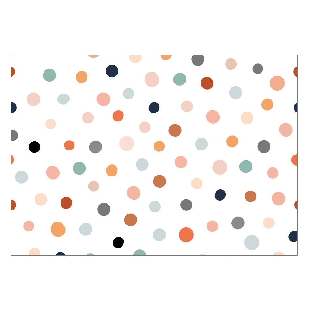 

Современный простой напольный коврик в горошек в скандинавском стиле, дверной коврик, Противоскользящий коврик, ковер для спальни, гостино...