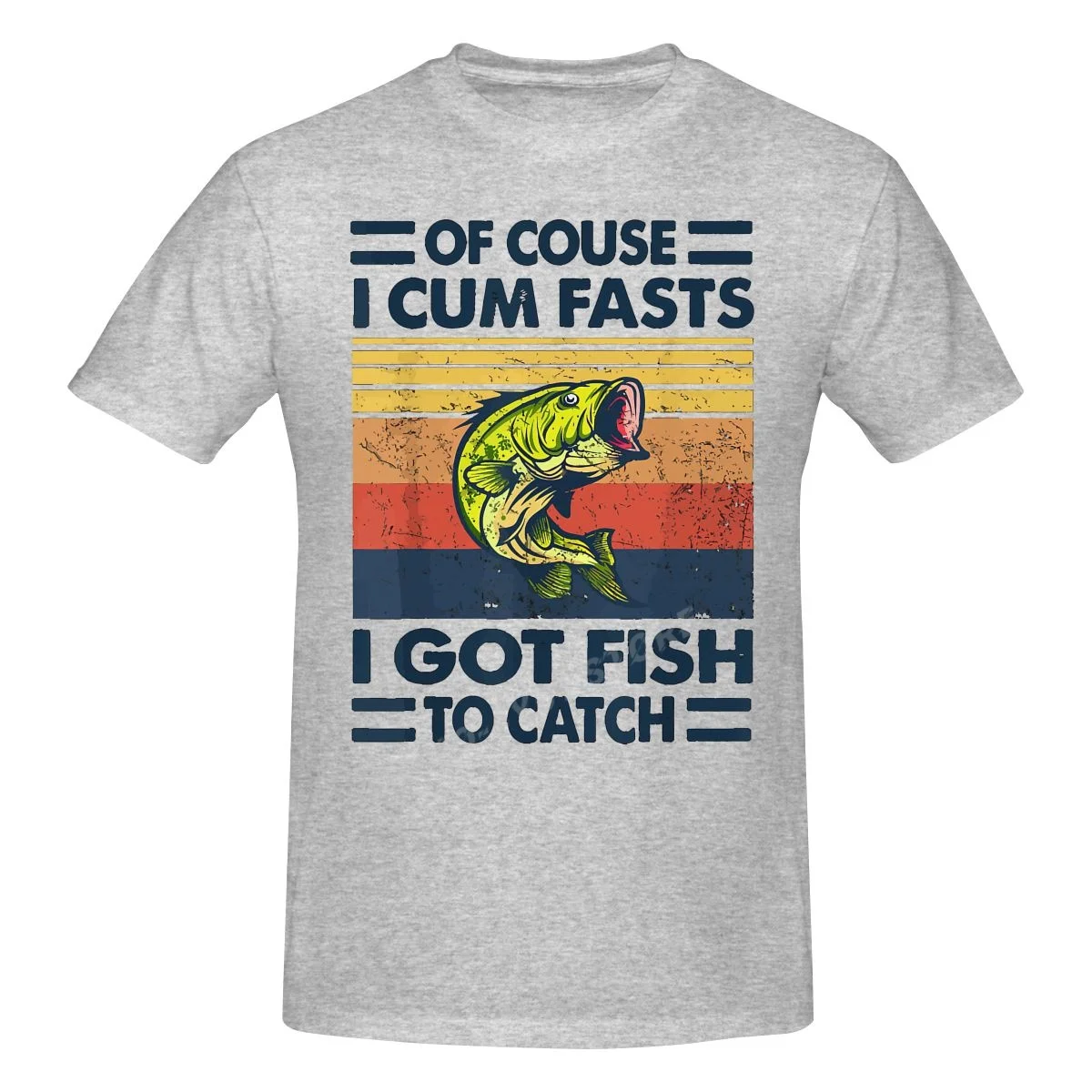 

Of Course I Cum Fast I Got Fish To Catch Fishing T shirt Short Sleeve Tshirt Graphic Streetwear Fashion T-shirt Unisex Tee tops
