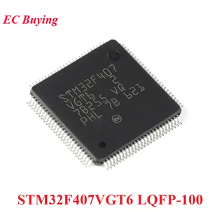 STM32F407VGT6 LQFP-100 STM32 F407VGT6 STM32F407 Cortex-M4 32-bit Microcontroller MCU Chip IC Controller New Original