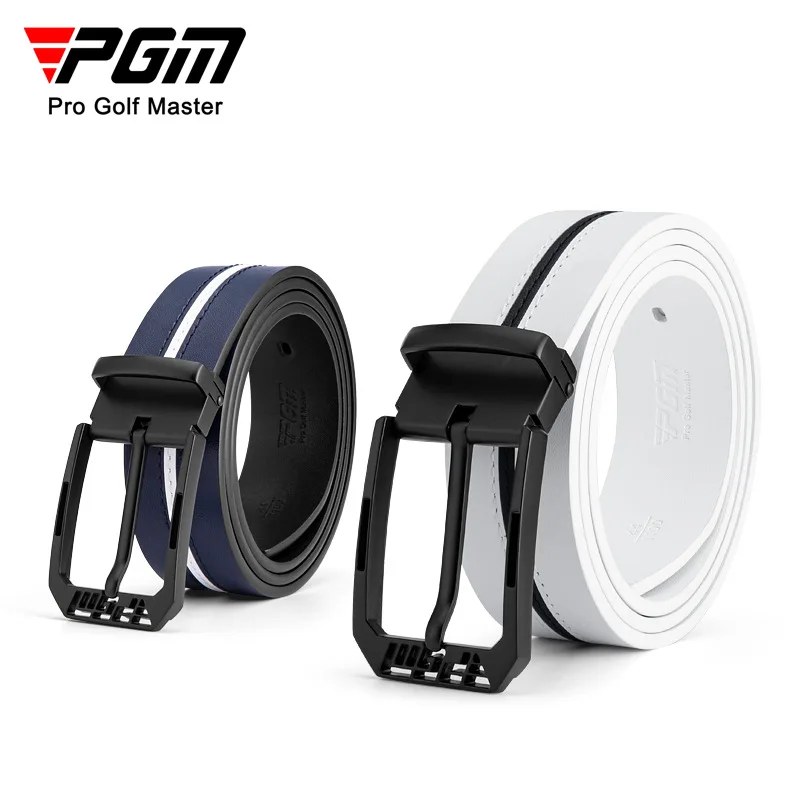 

PGM Golf Men's Belt Top Layer Cow Leather Alloy Pin Buckle Sports Belt Casual Fashion Men's Training Trousers Waistband PD020