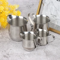 stainless steel milk foam jug barista craft milk cappuccino cream cup milk foam jug jug life shape cup milk jug