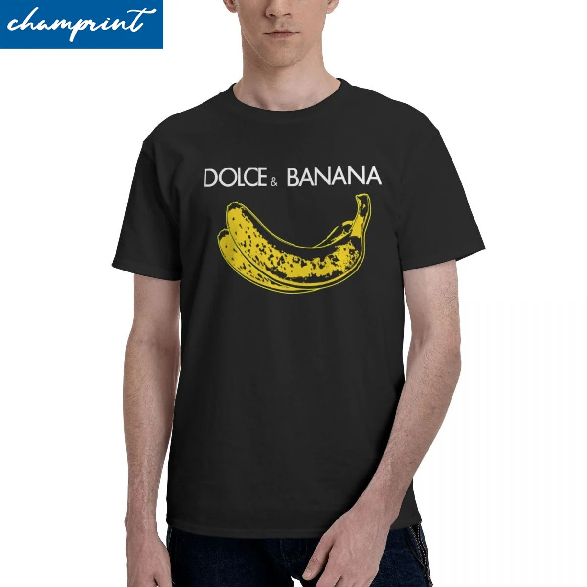 

Dolce & Banana Fruitarians Vegan T Shirts Men Women Cotton Creative T-Shirt Crew Neck Tee Shirt Short Sleeve Top Graphic Printed