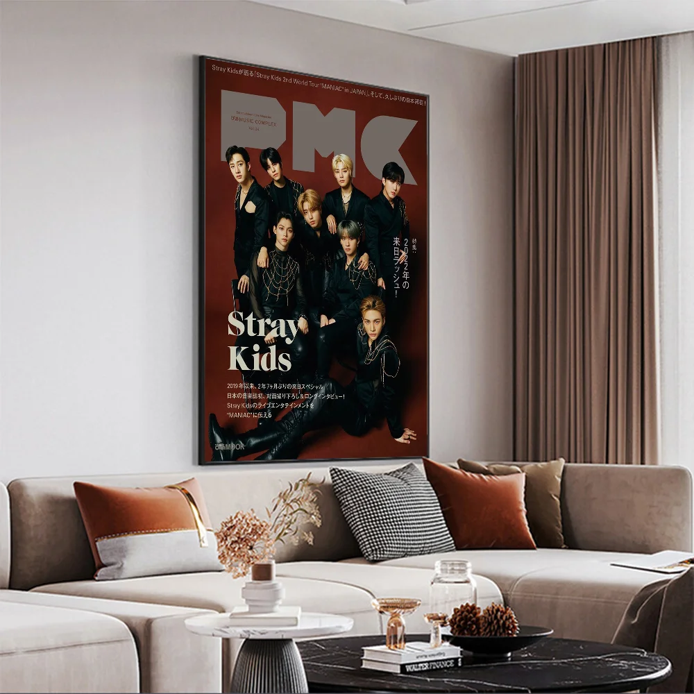 Kpop S-Stray K-Kids Good Quality Prints And Posters Vintage Room Bar Cafe Decor Home