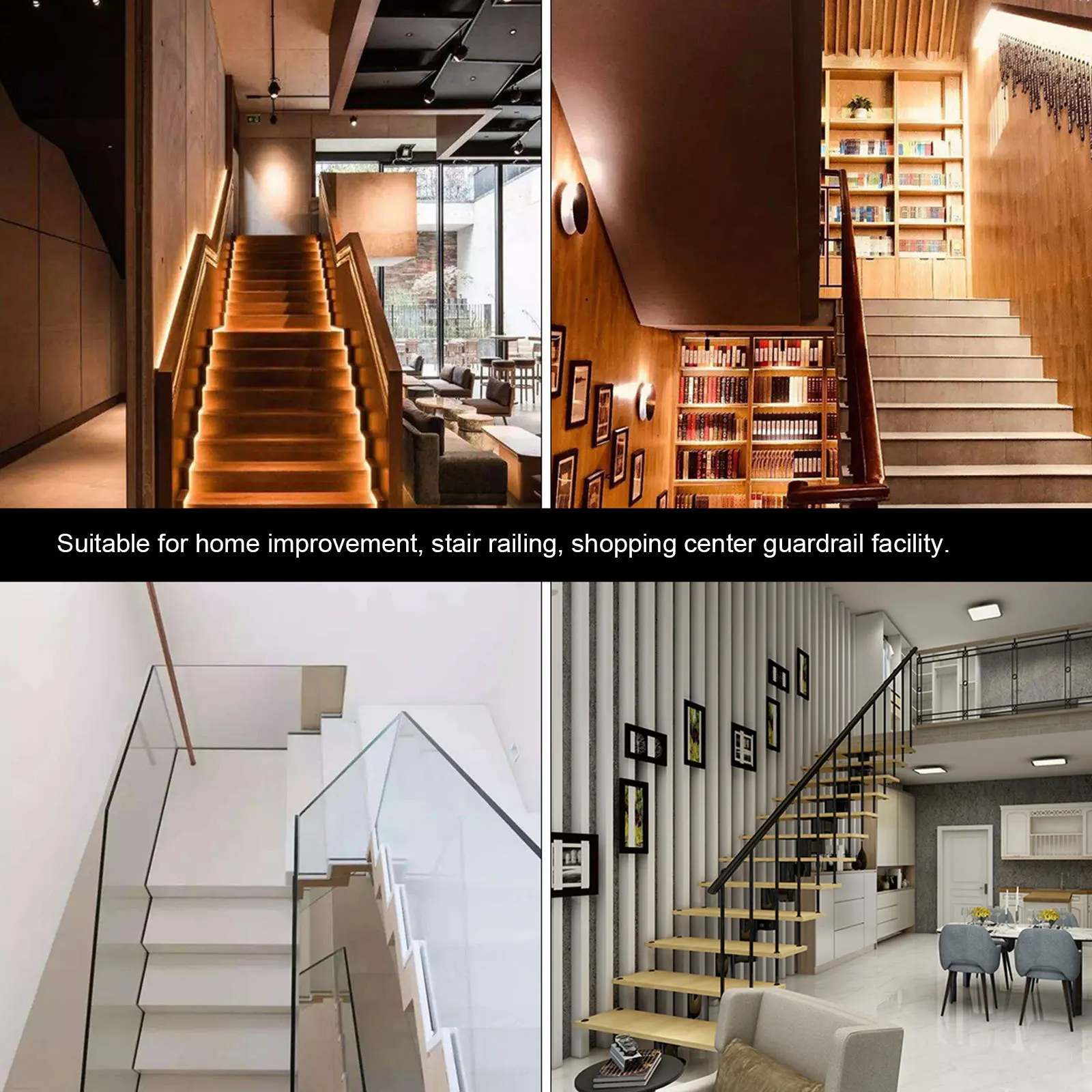 Фото Кронштейн для поручней, 2 шт., премиум-класса, металлический, настенный, для крепления декоративных перил и поручней лестниц №4