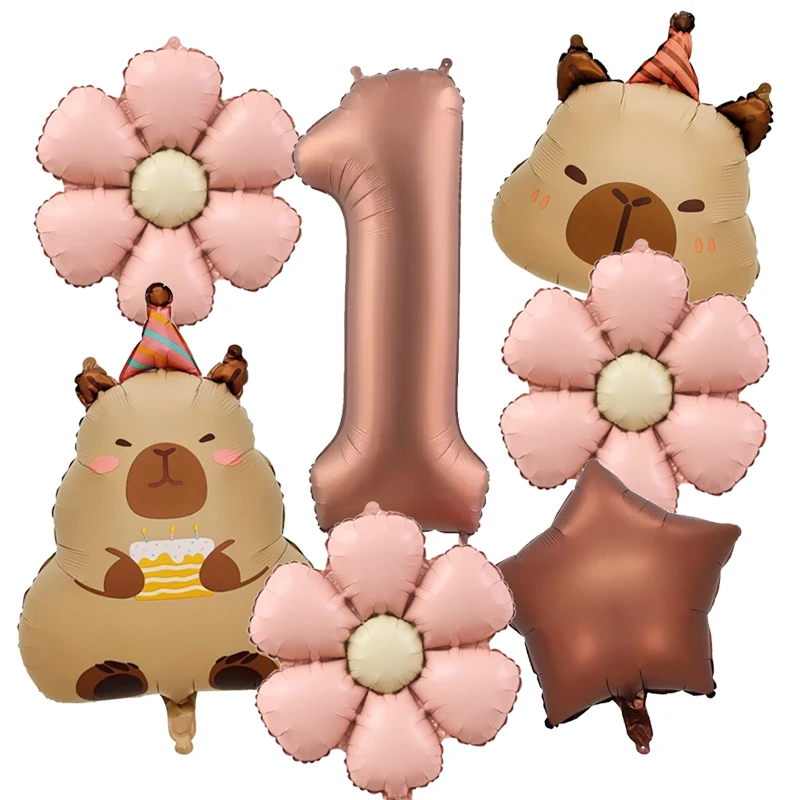 

Набор фольгированных шаров Капибала Капибара