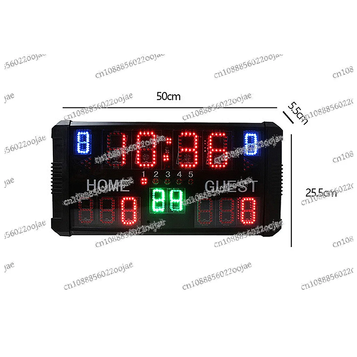 Легкое алюминиевое табло счетчик расходов с таймером обратного отсчета часы