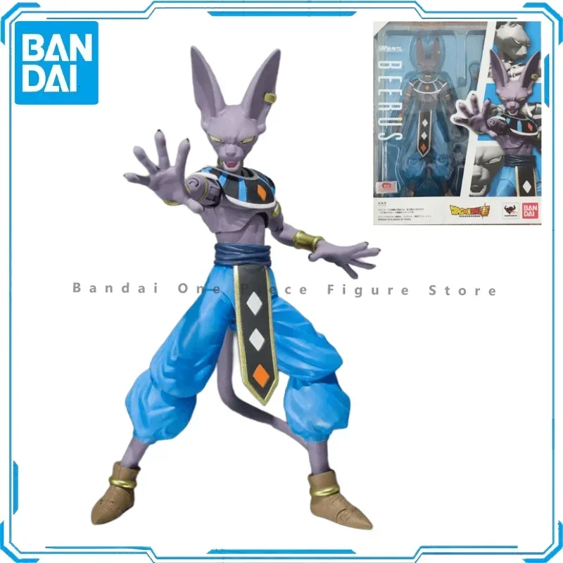 В наличии оригинальная SHF Bandai Dragon Ball Super Beerus экшн-фигурка анимационная игрушка
