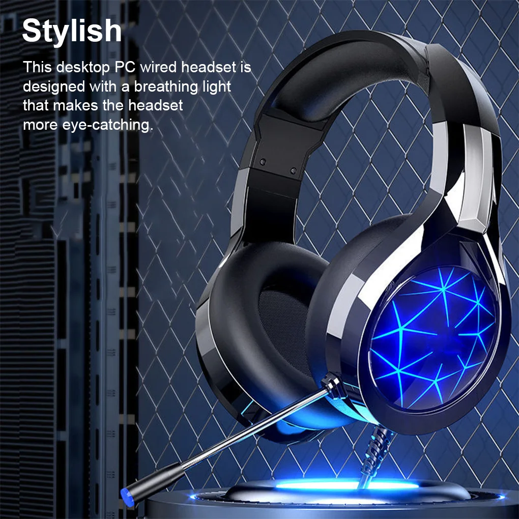 

Игровая стереогарнитура с шумоподавлением, компьютерные наушники для онлайн-общения, офисные белые наушники с двойным отверстием