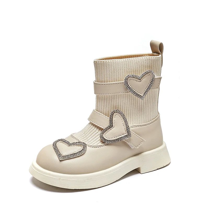 

Детские осенние ботинки для девочек, модные ботинки с надписью Love, обувь принцессы для девочек, детские повседневные кроссовки