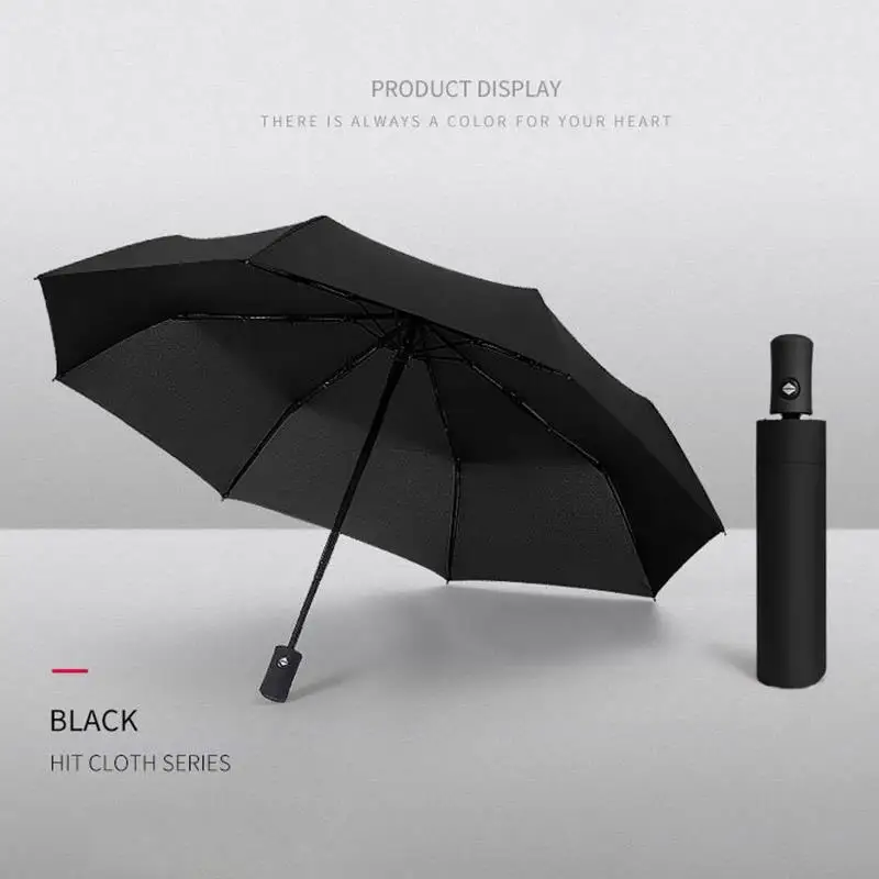 

Автоматический зонт, ветрозащитные складные солнцезащитные зонты для женщин и мужчин, Быстросохнущий портативный Зонт от дождя для путеше...