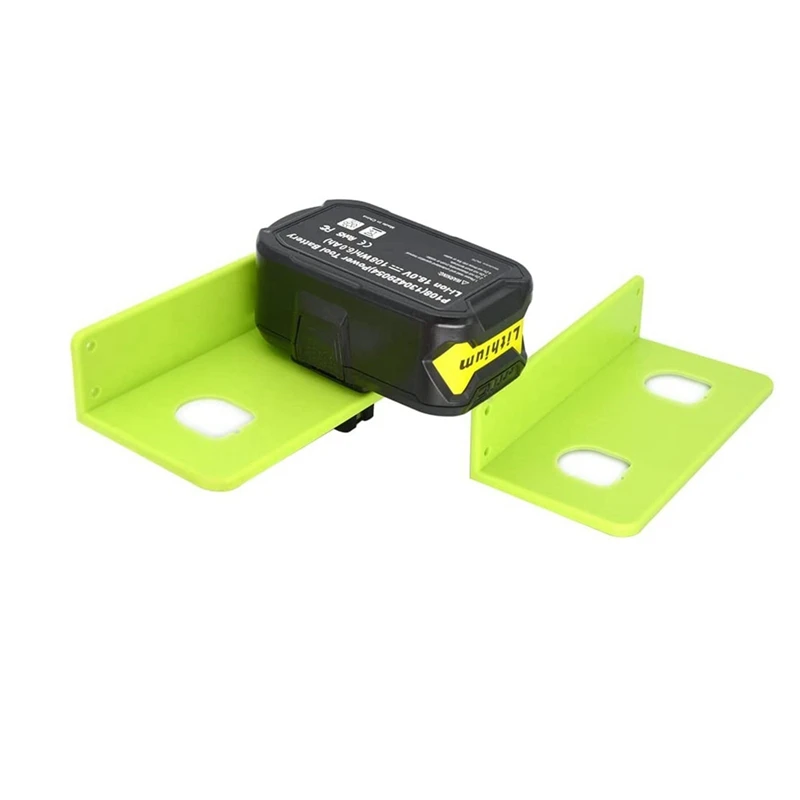 Фото ABJA-2PCS Настенное крепление для батареи R-Yobi 18 В, держатель батареи №3
