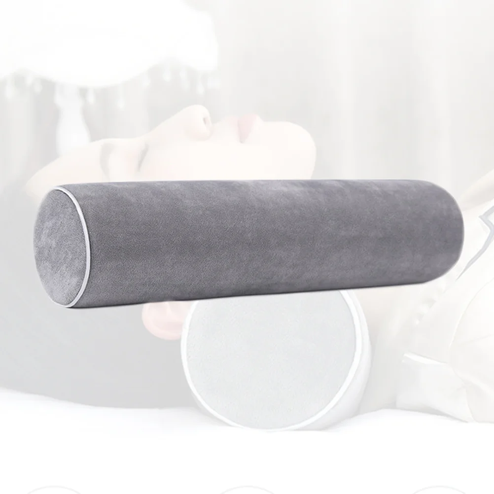 

Pillow Neck Roll Round Cervical Bolster Memoryfoam Cylinder Sleeping Pillows Support Spine Cushion Lumbar Cotton Bed Tube Pain
