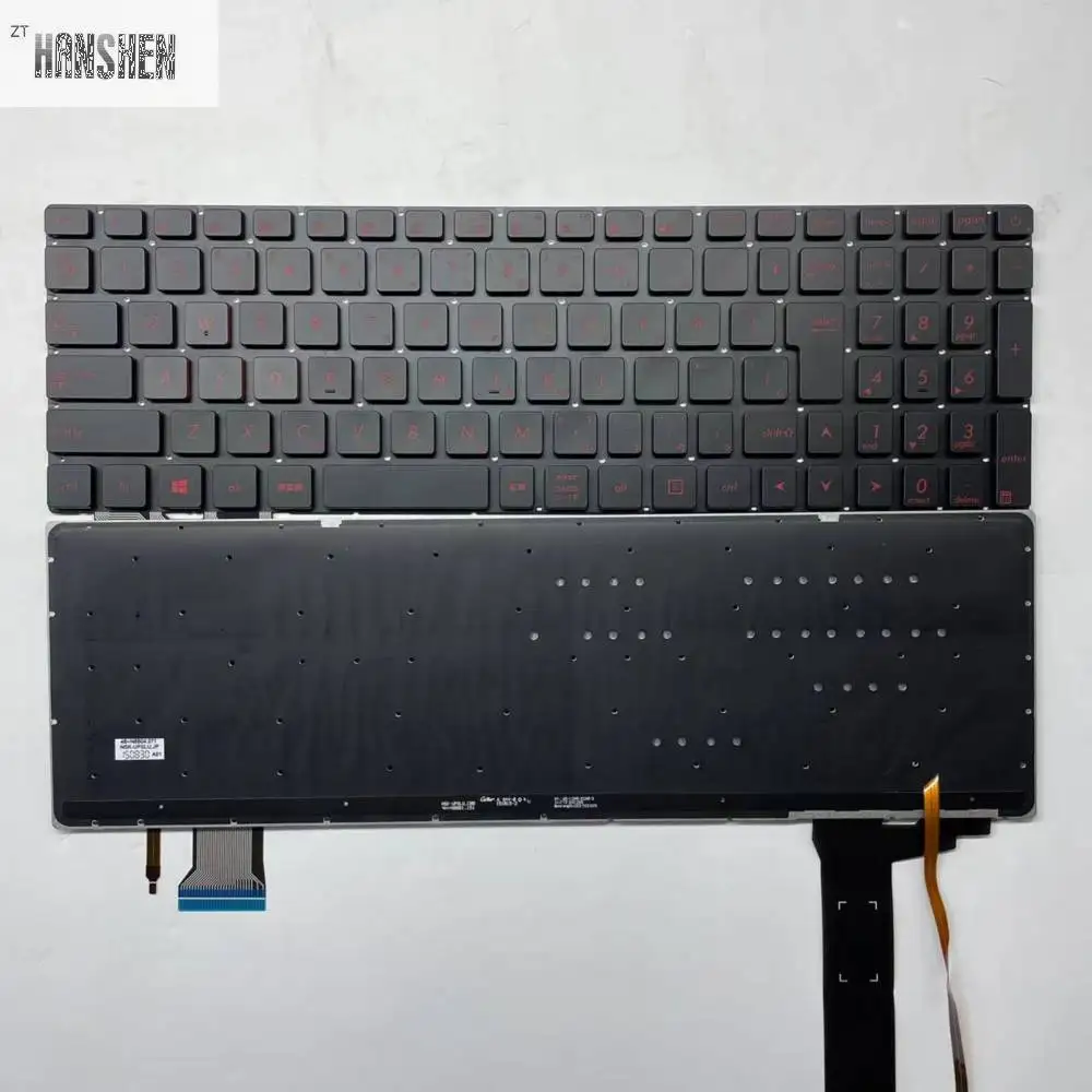 

US/SP/RU клавиатура для ASUS GL553 GL553V GL553VW ZX553VD ZX53V ZX73 FX553VD FX53VD FX753VD FZ53V GL753 GL753V GL753VE GL753VD