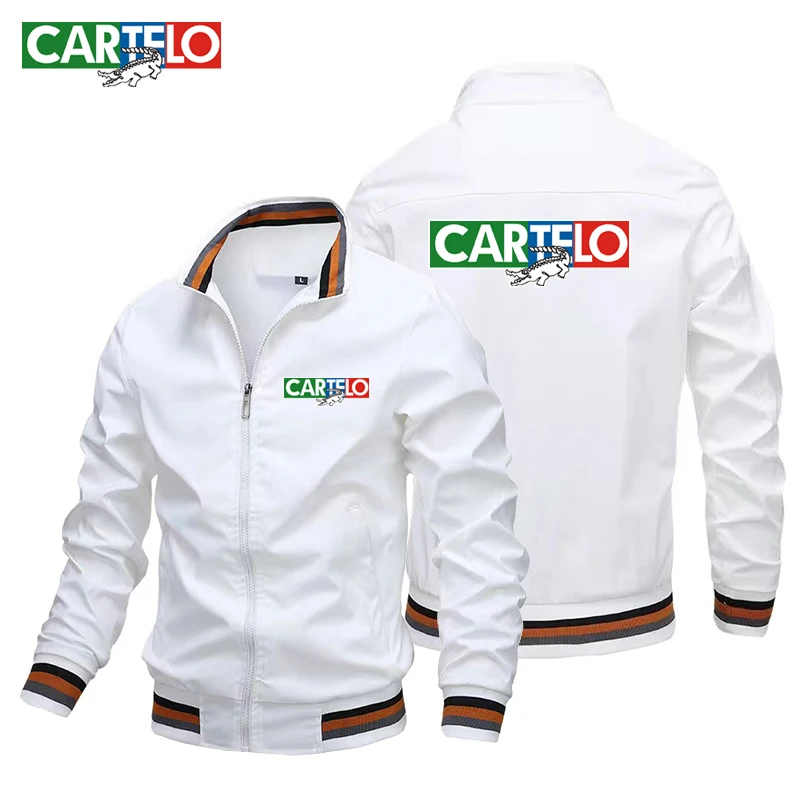 CARTELO brand fashion men's jacket casual jacket outdoor sports jacket spring and autumn military bomber jacket men's plus size