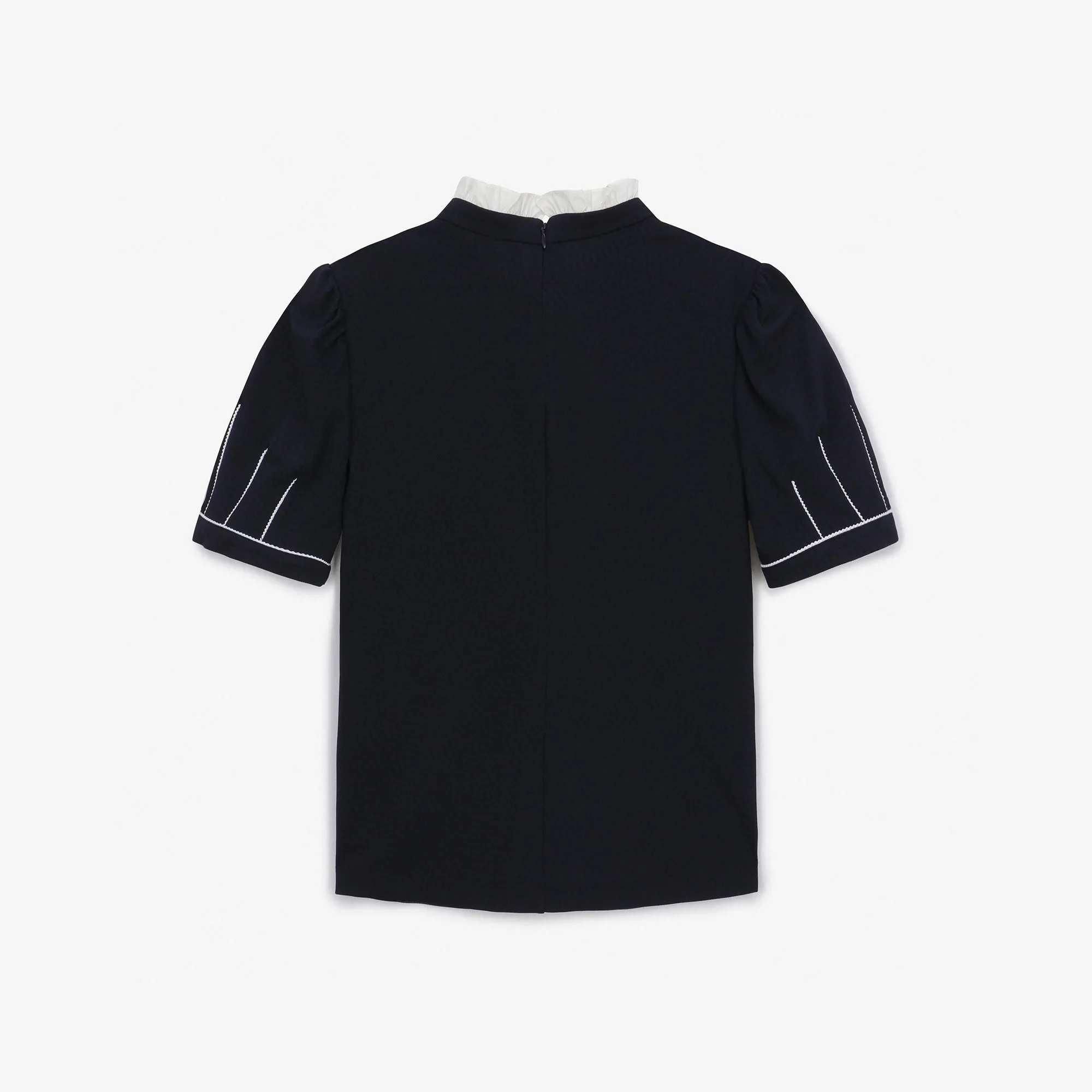 Spring/summer 2022 new light luxury golf fashion new ladies lace standing collar golf short sleeve tee women Fashion women's