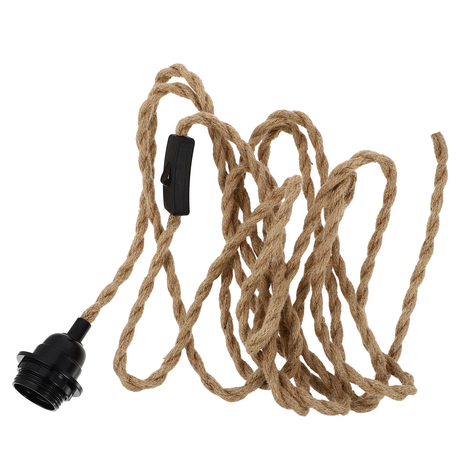 

Vintage Accessories Twine Wire DIY Pendant Lamp Tool Rope Light Cable Plug Hanging lamps for ceiling