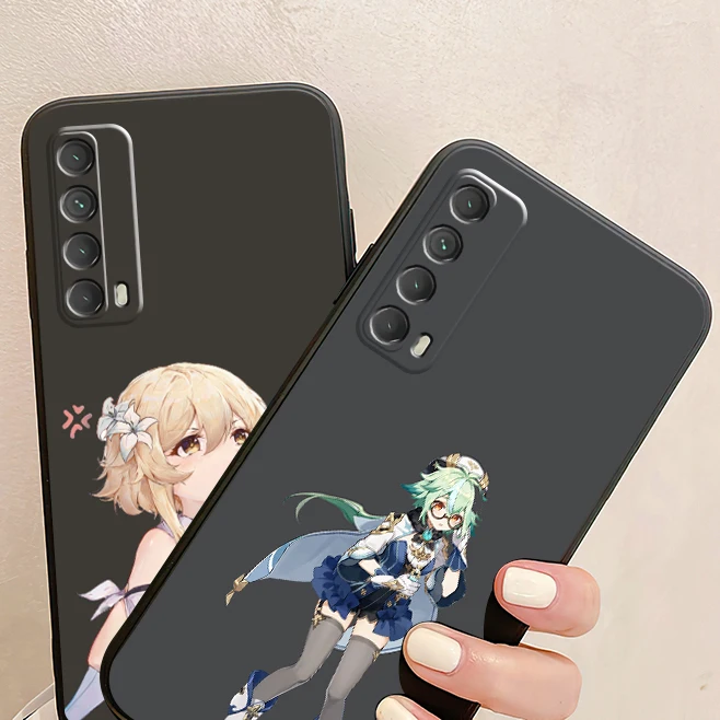 Игровой чехол для телефона Genshin Impact Project Huawei P Smart Z 2019 2021 P20 Lite Pro P30 P40 |