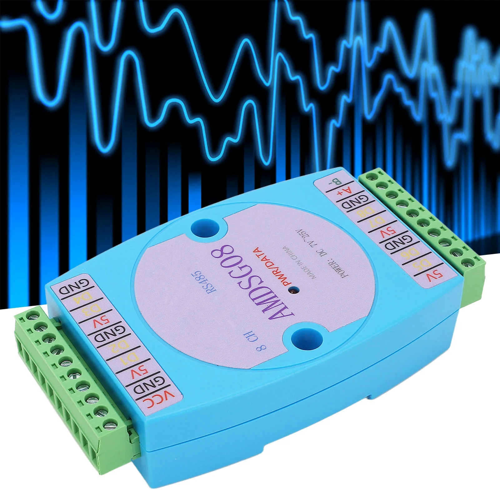 Регистратор RS485 DC7 ‑ 25V собрания модуля 8CH сбора данных температуры для измерения