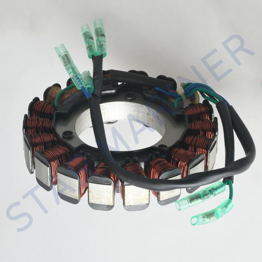 Статор 6AH-85510-00 для подвесного 4-тактного двигателя Yamaha F9.9 F13.5 F15 F20 F20-05000200 TJ6114