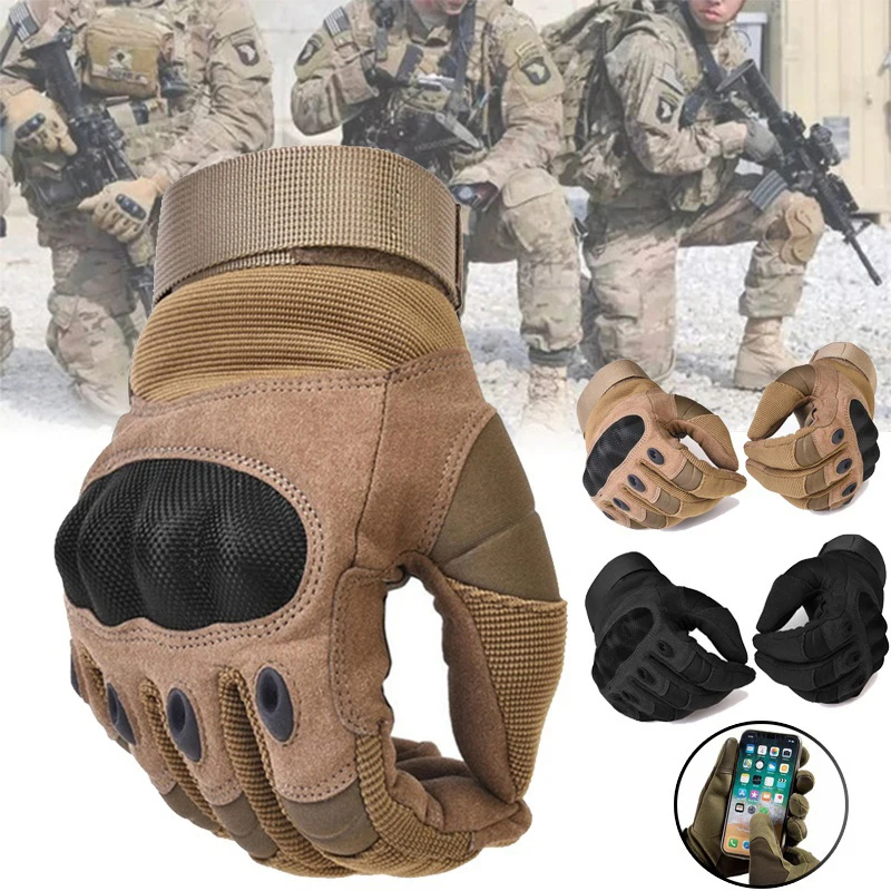 

Military Full Finger Gloves Tactical Gloves Touch Screen Men Sports Protective Nylon Hiking Cycling Hunting Airsoft Work Gloves
