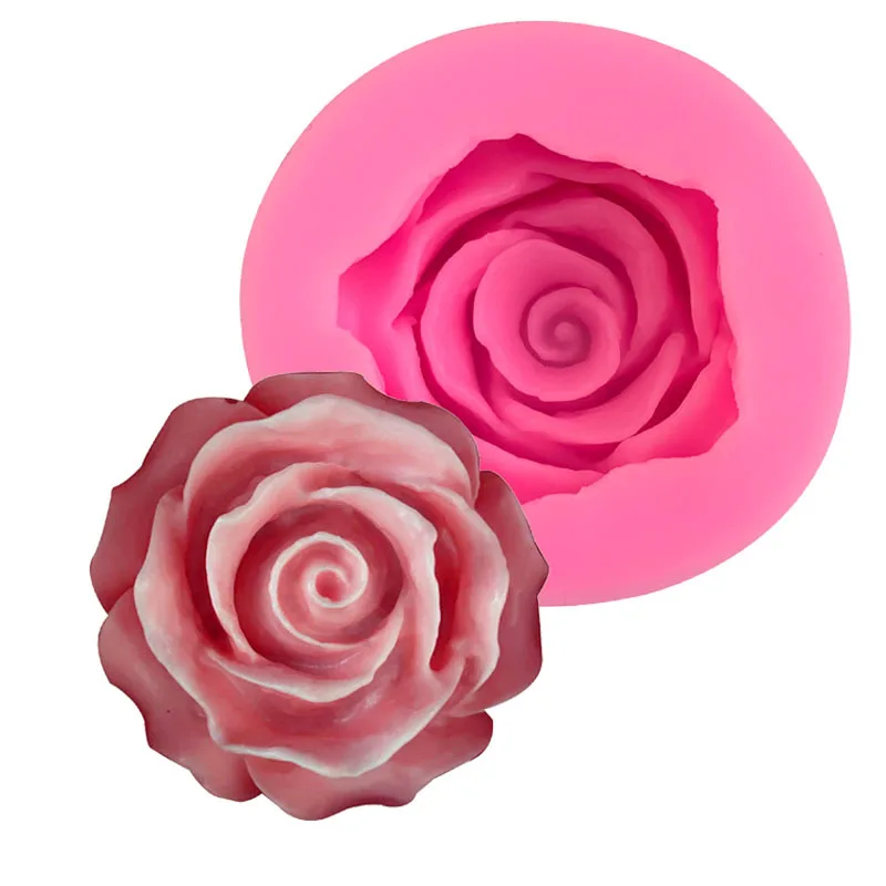 

3D rose fruit ice mold mooncake liquid silicone baking cake mold chocolate handmade soap mold cake mold