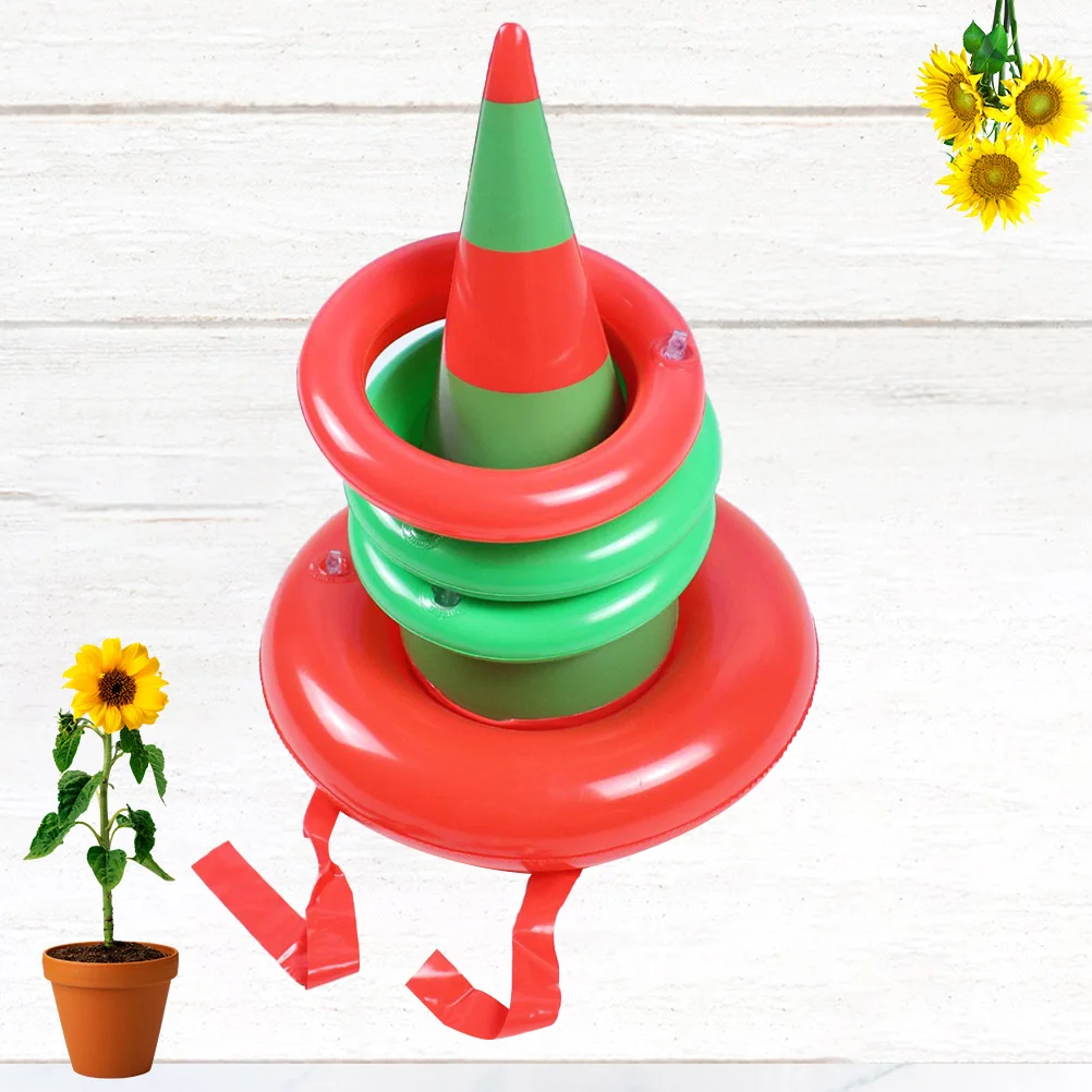 

Witch Hat Ring Toss Game with Points Games， Ring Toss, Air Pump Carnival Indoor Outdoor Game Garden