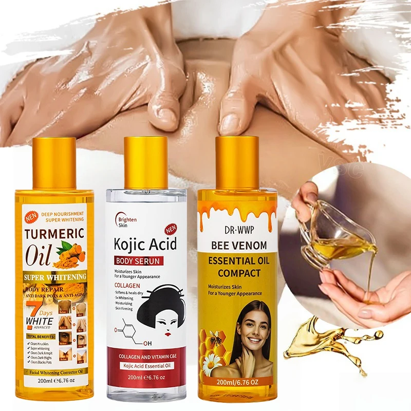 Фото Имбирное массажное масло, расслабляющая сыворотка для тела, глубоко увлажняет и питает кожу, подходит для всех типов кожи, эфирное масло с койевой кислотой для гуаша. №3