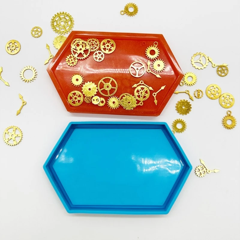 

Coaster Resin Mold Silicone Tray Mold-Coaster Mold for Resin Casting,Cup Mats,DIY Jewelry Box Mold,Placemat,Table Decor