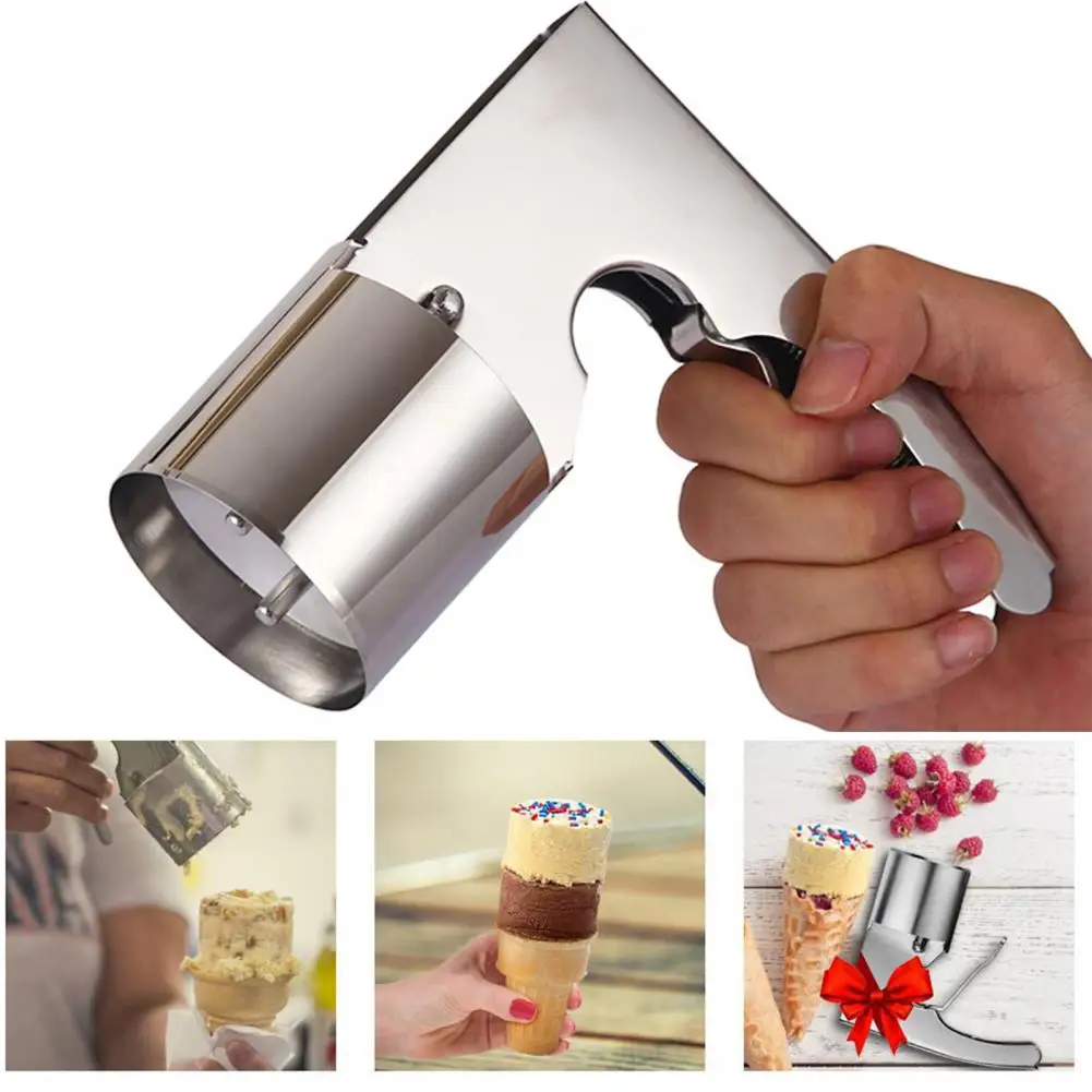 

Trigger Scoop With Kitchen Easy Big Volume Scoop Cream Clean Steel Stainless Cylindrical Ice Tool Server Ice Supply To Cream
