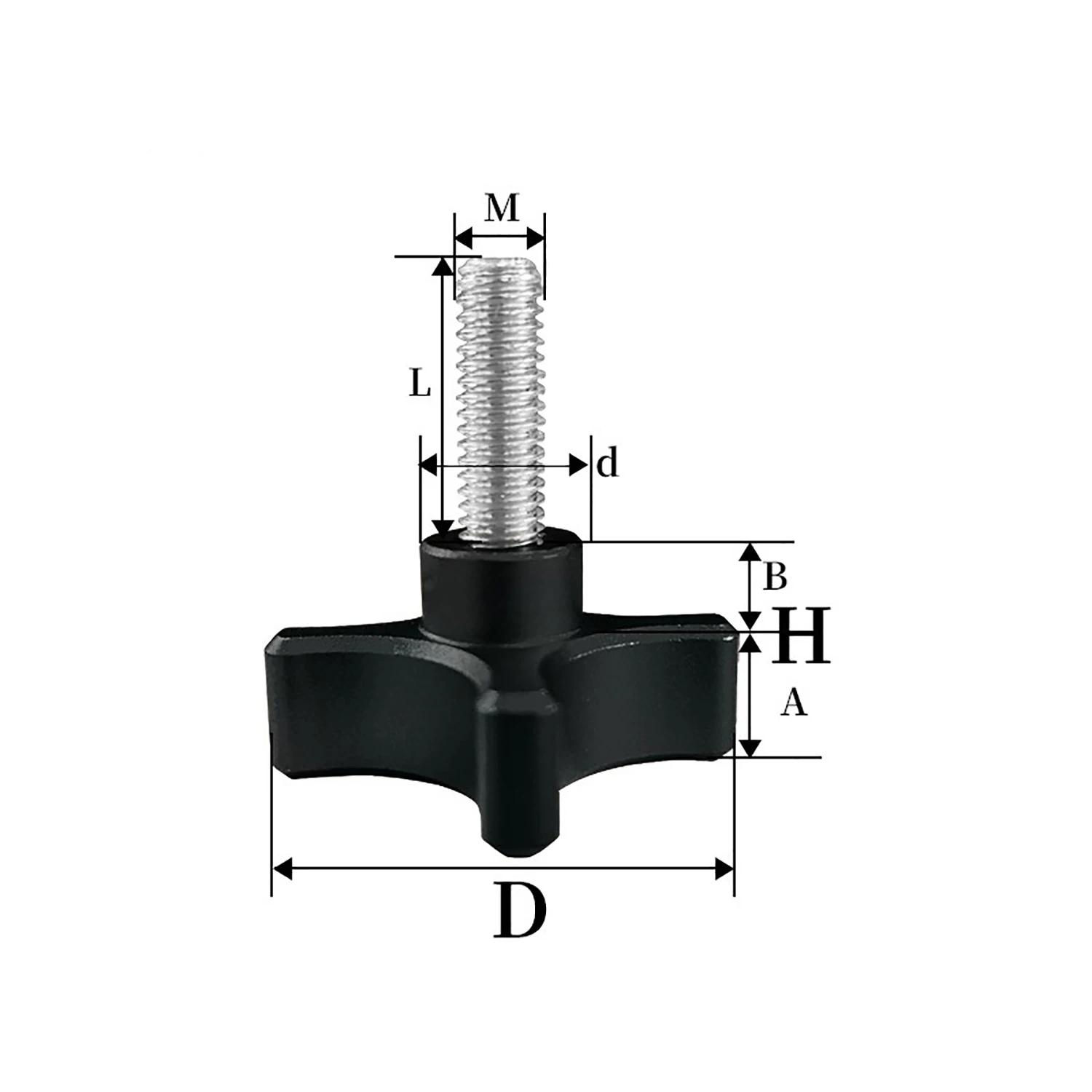 

Затягивающие винты с рукояткой M6 M8 4-100 мм из нержавеющей стали и алюминия