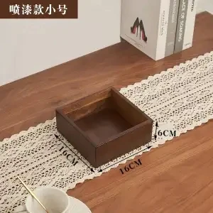 

Черный ящик для хранения украшений из орехового дерева