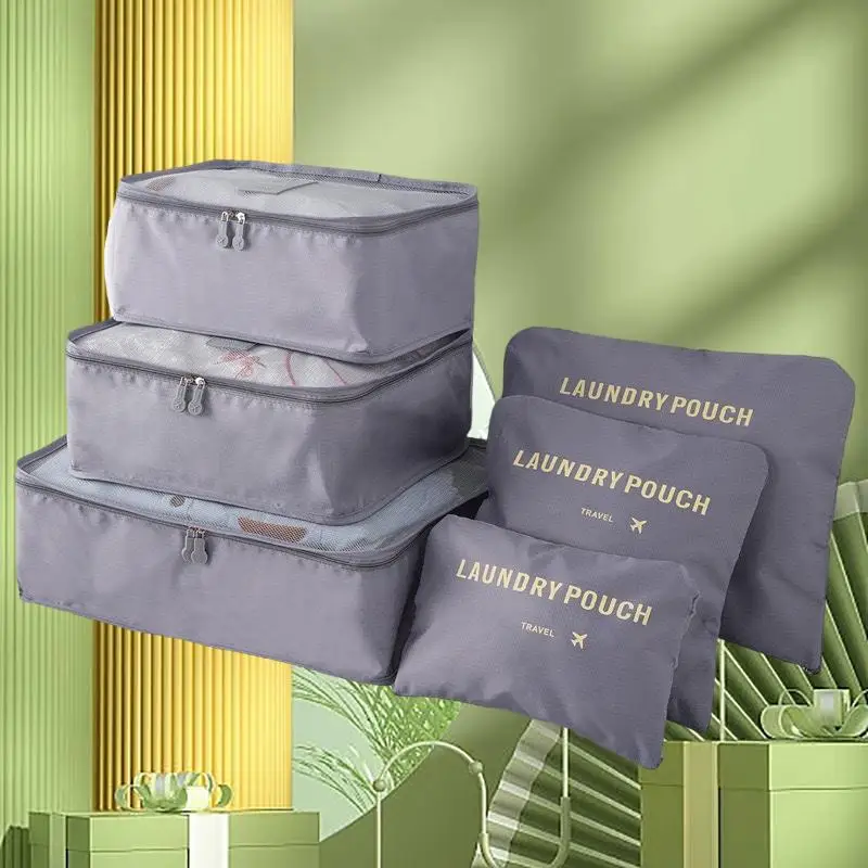 

Ultimate Travel Companion: Multifunctional Six Piece Set for Effortless Luggage Storage