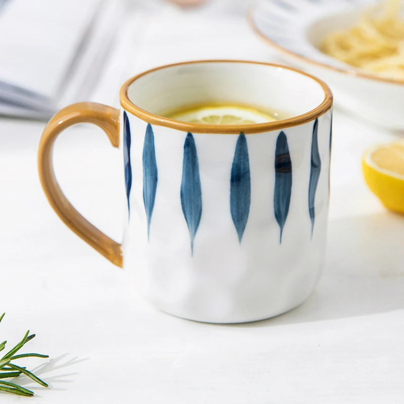 

Water Espresso Coffee Mugs Ceramic Creative Cute Bubble Tea Couple Mugs Travel Filizanki Do Kawy White Mug Coffeeware 123456