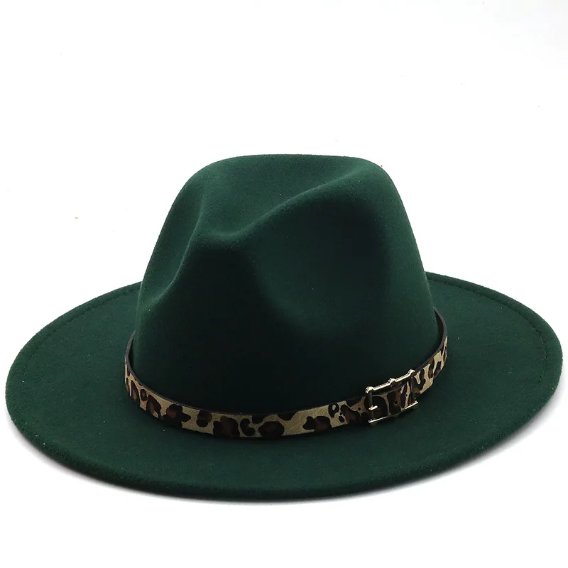 

Solid Wool Felt Jazz Fedora Hats Men Women Wide Brim British Classic Vintage Church Party Formal Jazz Panama Cap Cotton Hat