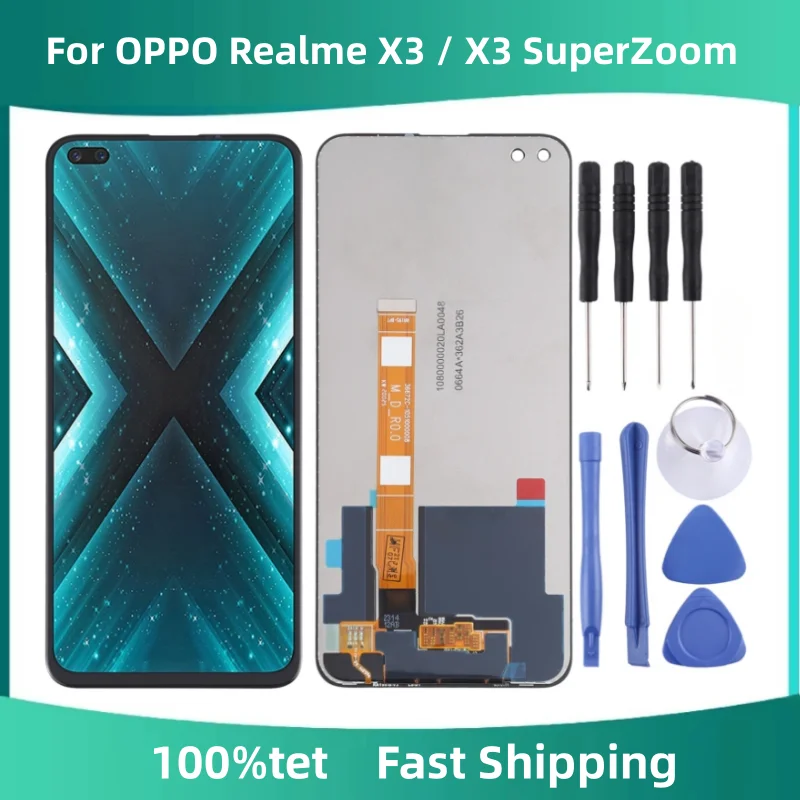 Высококачественный ЖК-экран 6,6 дюйма для OPPO Realme X3 / Realme X3 SuperZoom RMX2086, RMX2142, RMX2081, RMX2085