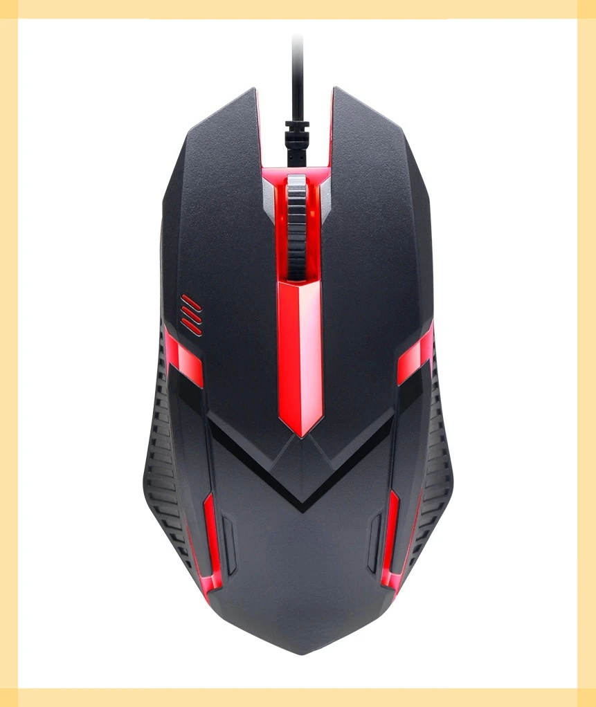 

Мышь Проводная игровая, 1000 DPI, 3 кнопки, USB, кабель 1,5 м