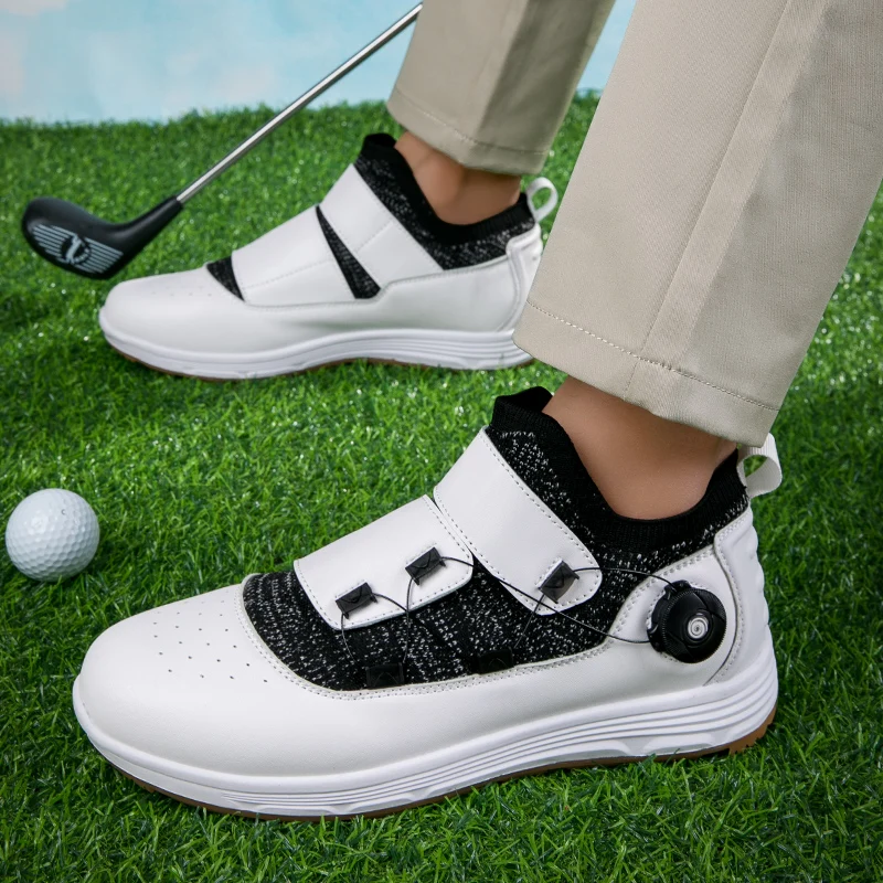 Waterproof Men Women Golf Shoes Professional Lightweight Golfer Footwear Outdoor Walking Golfing Sport Shoes