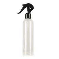 300ml transparency color plastic water spray bottlesprayer watering flowers spray bottle with black trigger sprayer
