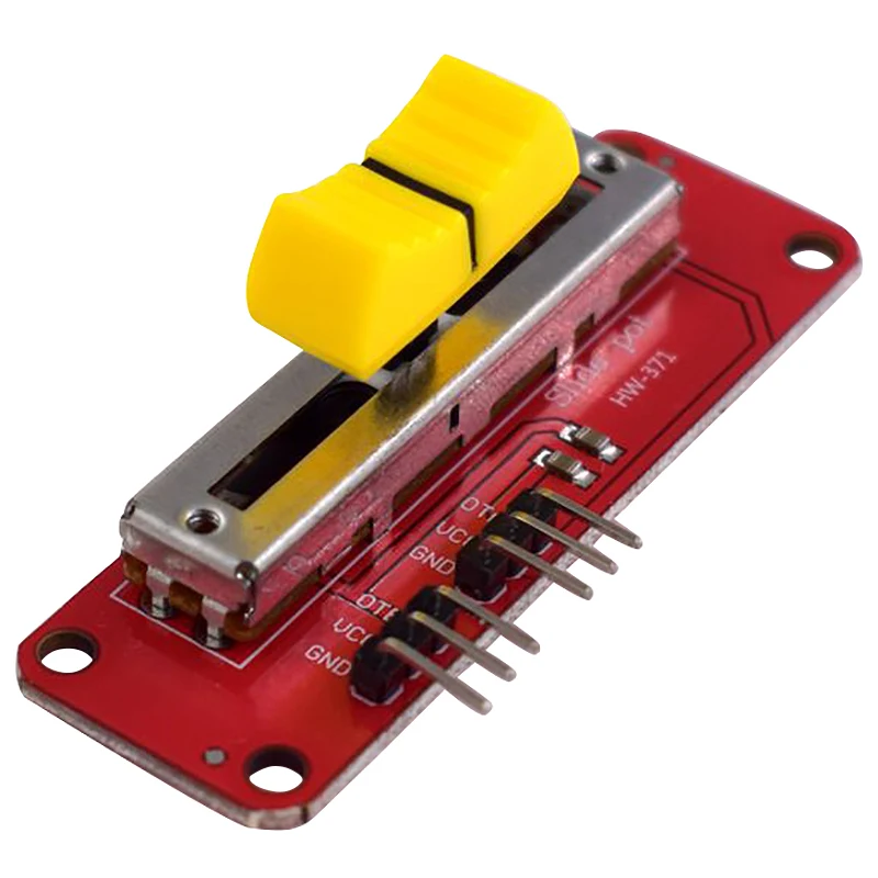 Мини-ползунковый потенциометр линейный модуль 10 кОм двойной выход для Mcu Arduino Arm Avr