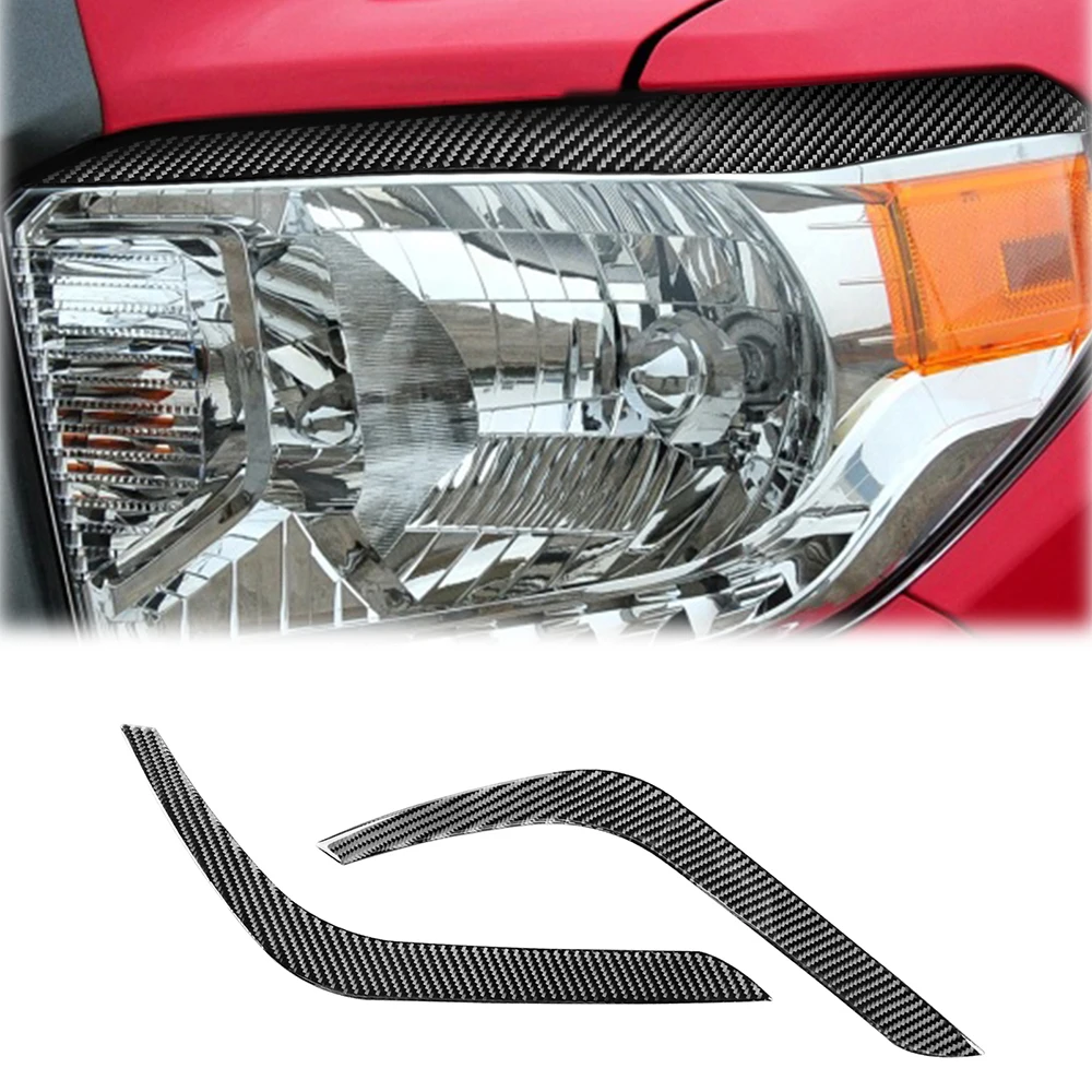 

Для Toyota Tundra 2014, 2015, 2016, 2017, 2018, декоративная лампа для бровей, крышка, отделка, наклейка, наклейка, автомобильные внешние аксессуары