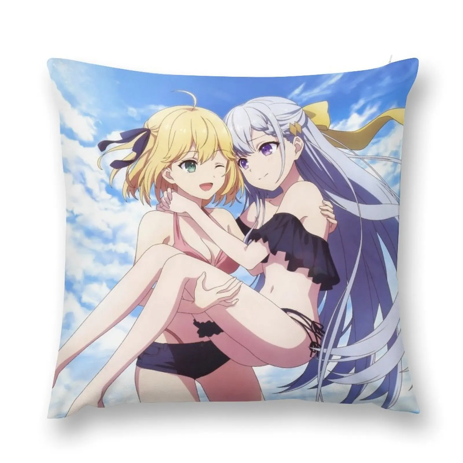 Tensei Oujo to Tensai Reijou no Mahou Kakumei Роскошная декоративная подушка для диванной подушки