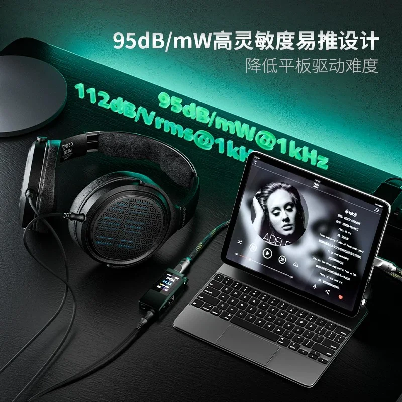 FiiO JT9 открытые планарные наушники с ультратонким алюминиевым покрытием 1 мкм, проводные, полноразмерные, HiFi, со съемным кабелем. (art.: 3920dcff717d3) - 3920dcff717d3
