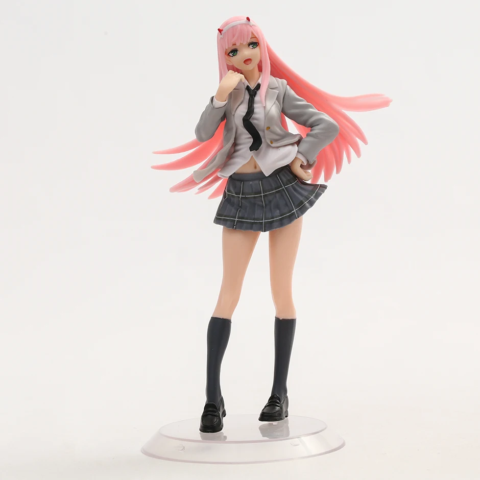 

Любимый в Franxx Zero Two 02 школьная форма Ver. Декоративная фигурка из ПВХ для комнаты, коллекционные игрушки