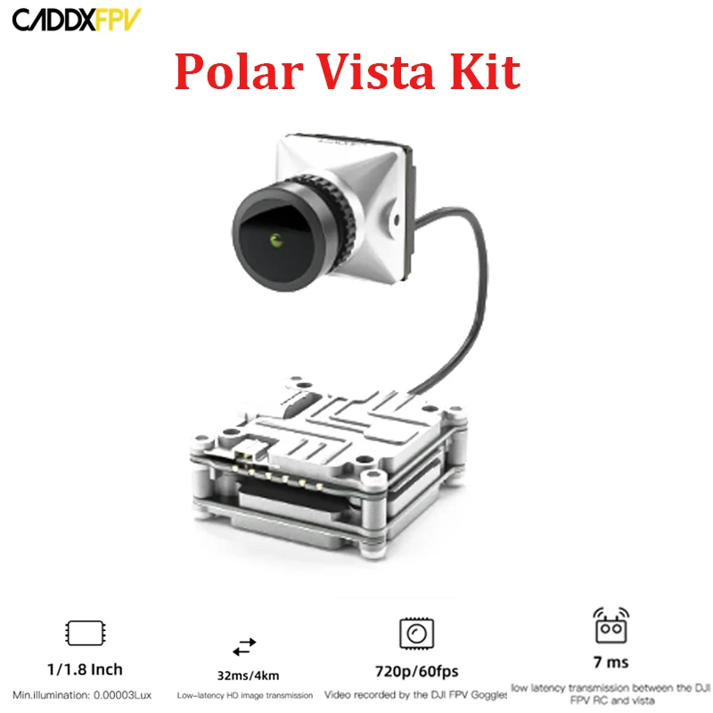 Caddx Polar Vista Kit Starlight цифровая HD 720P/60fps камера ночного видения Система FPV для