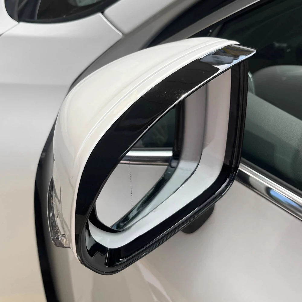 1 комплект черных автомобильных наклеек для Volvo XC60 2018-2024 Зеркало заднего вида Rain